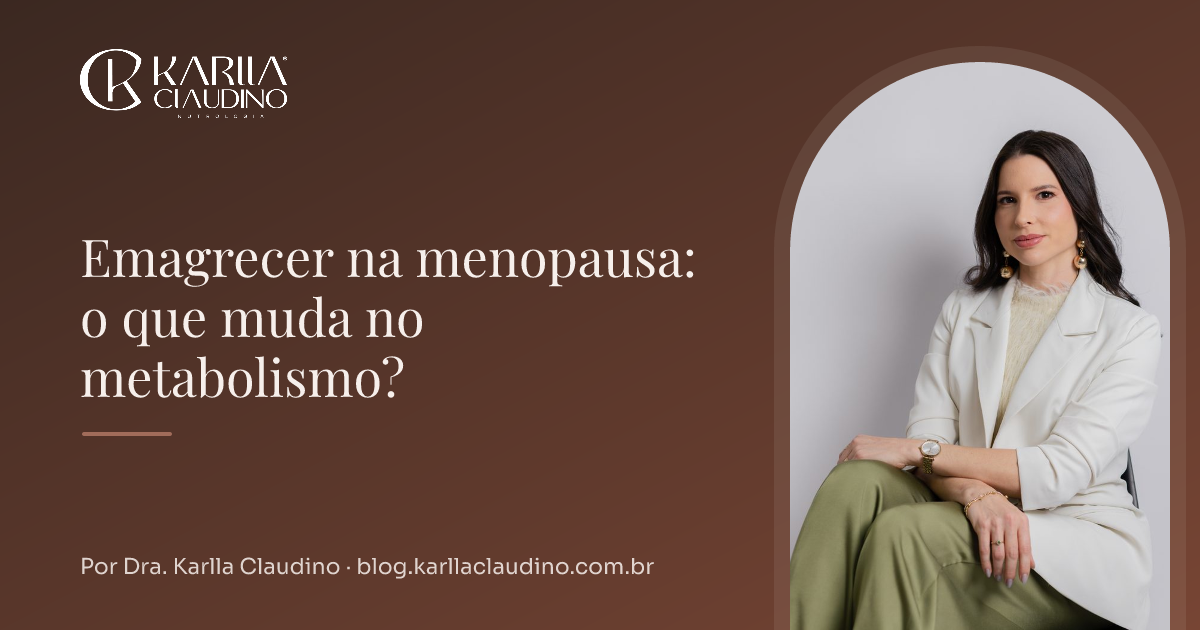 Emagrecer na menopausa: o que muda no metabolismo?